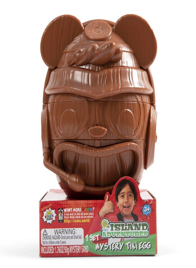 Goliath Ryan's World: Island Adventures - Mystery Tiki Egg | Discover Ryan's Island Adventure | Collectable Ryan's World Surprise Toy | for Kids Aged 3+, Brown - Image 1